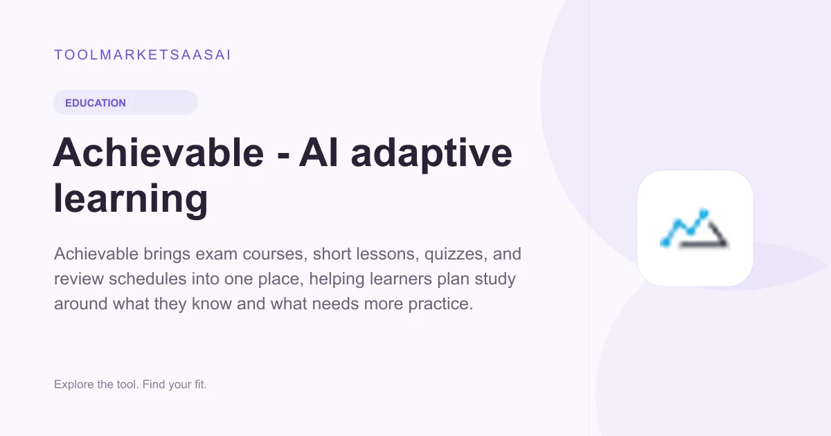 Editorial illustration for Achievable - AI adaptive learning