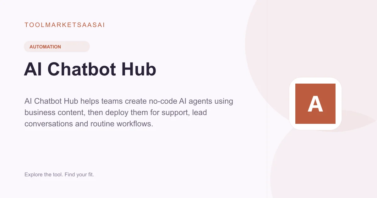 Editorial illustration for AI Chatbot Hub