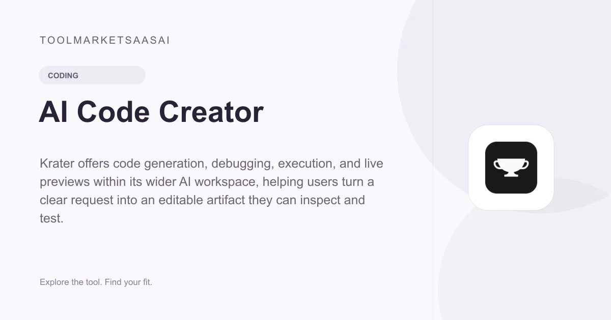 Editorial illustration for AI Code Creator