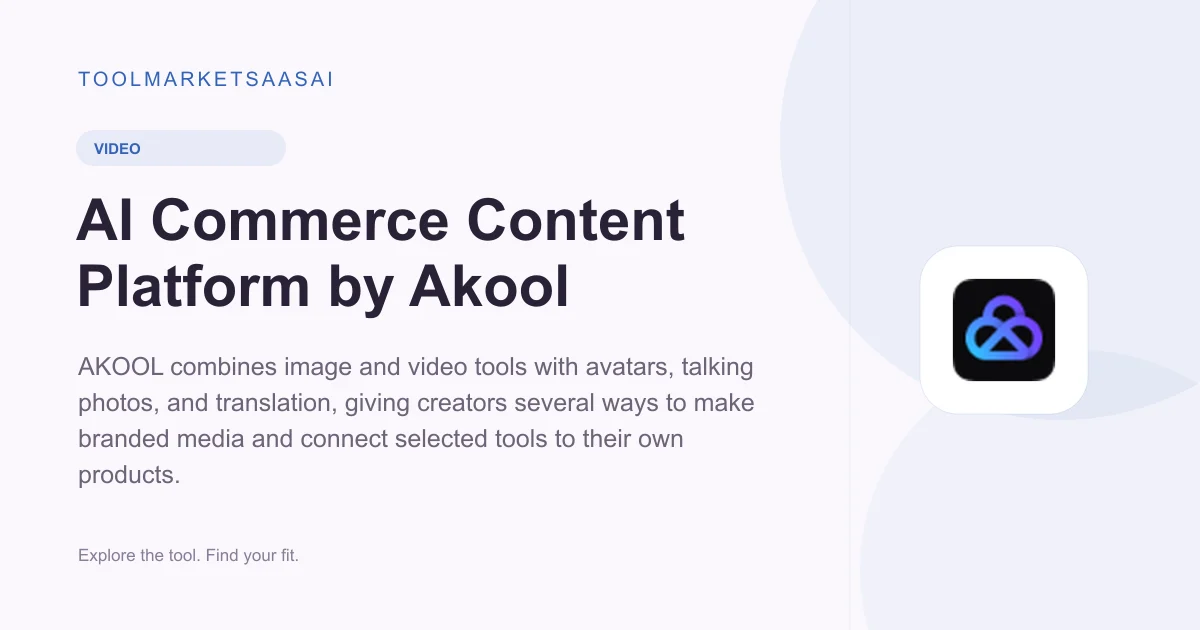 Editorial illustration for AI Commerce Content Platform by Akool