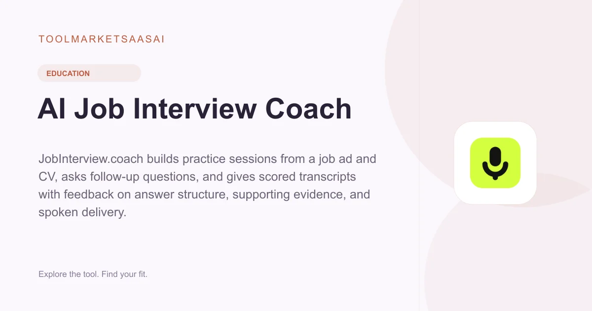 Editorial illustration for AI Job Interview Coach