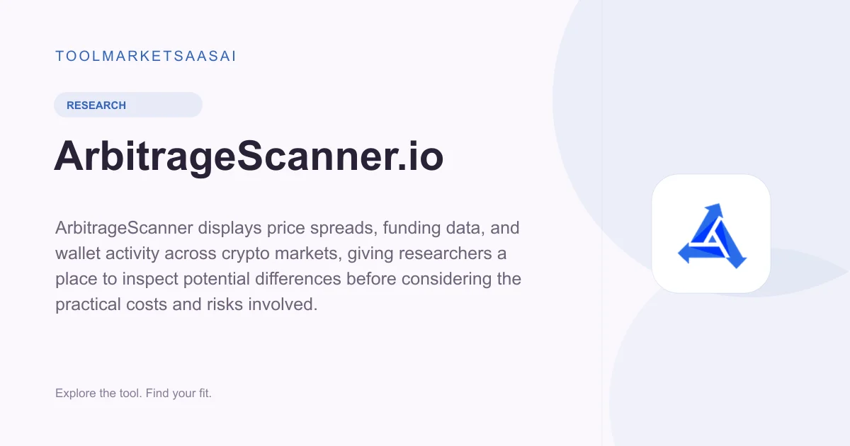 Editorial illustration for ArbitrageScanner.io