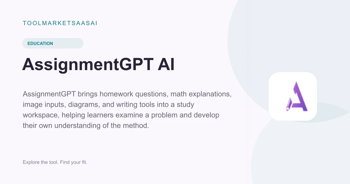 Editorial illustration for AssignmentGPT AI