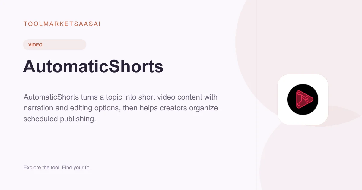 Editorial illustration for AutomaticShorts
