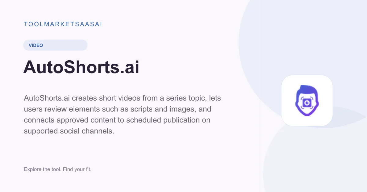 Editorial illustration for AutoShorts.ai