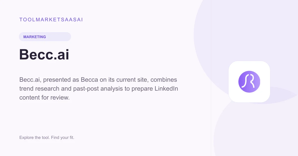 Editorial illustration for Becc.ai