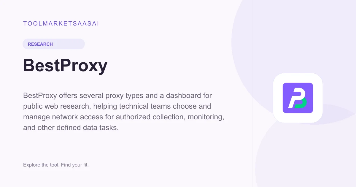 Editorial illustration for BestProxy