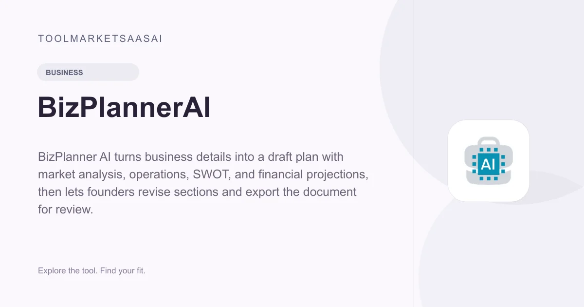 Editorial illustration for BizPlannerAI