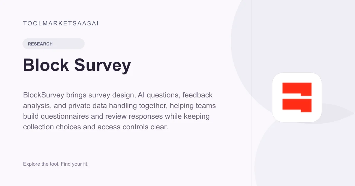 Editorial illustration for Block Survey