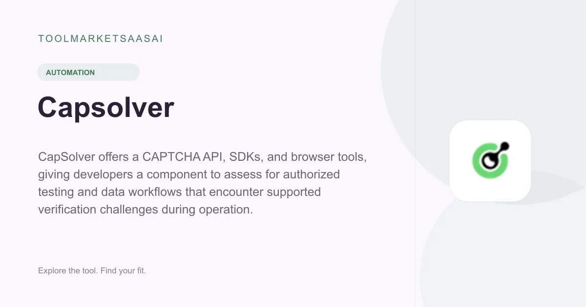 Editorial illustration for Capsolver