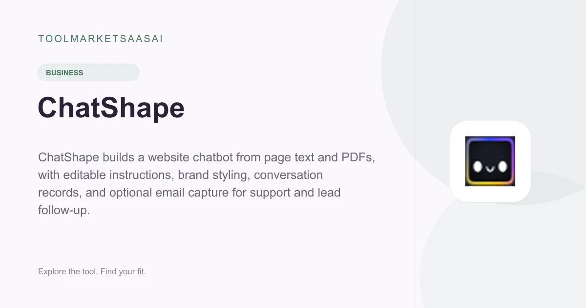 Editorial illustration for ChatShape