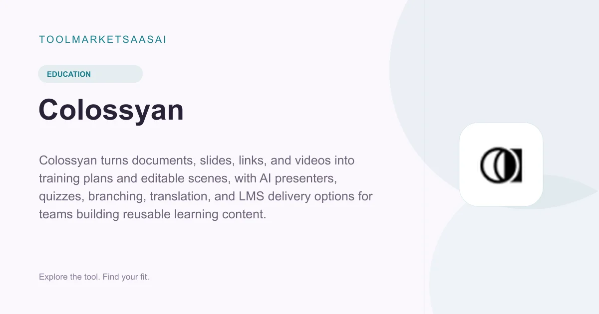 Editorial illustration for Colossyan