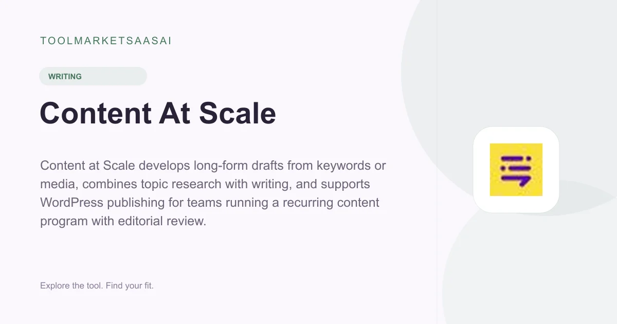 Editorial illustration for Content At Scale