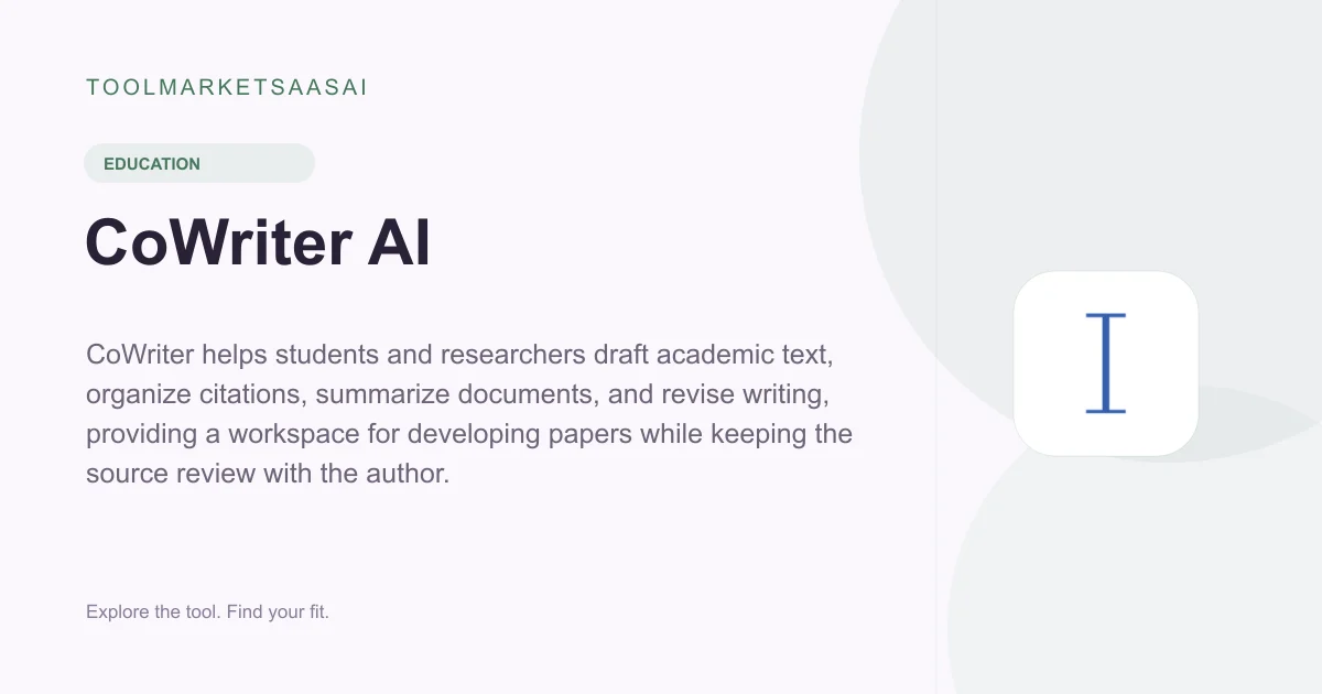 Editorial illustration for CoWriter AI