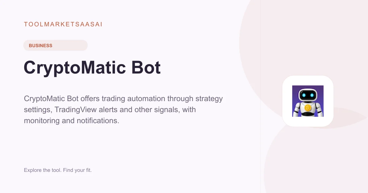 Editorial illustration for CryptoMatic Bot