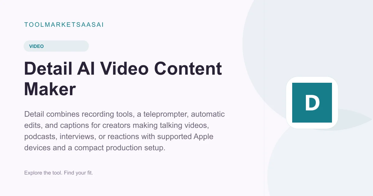 Editorial illustration for Detail AI Video Content Maker