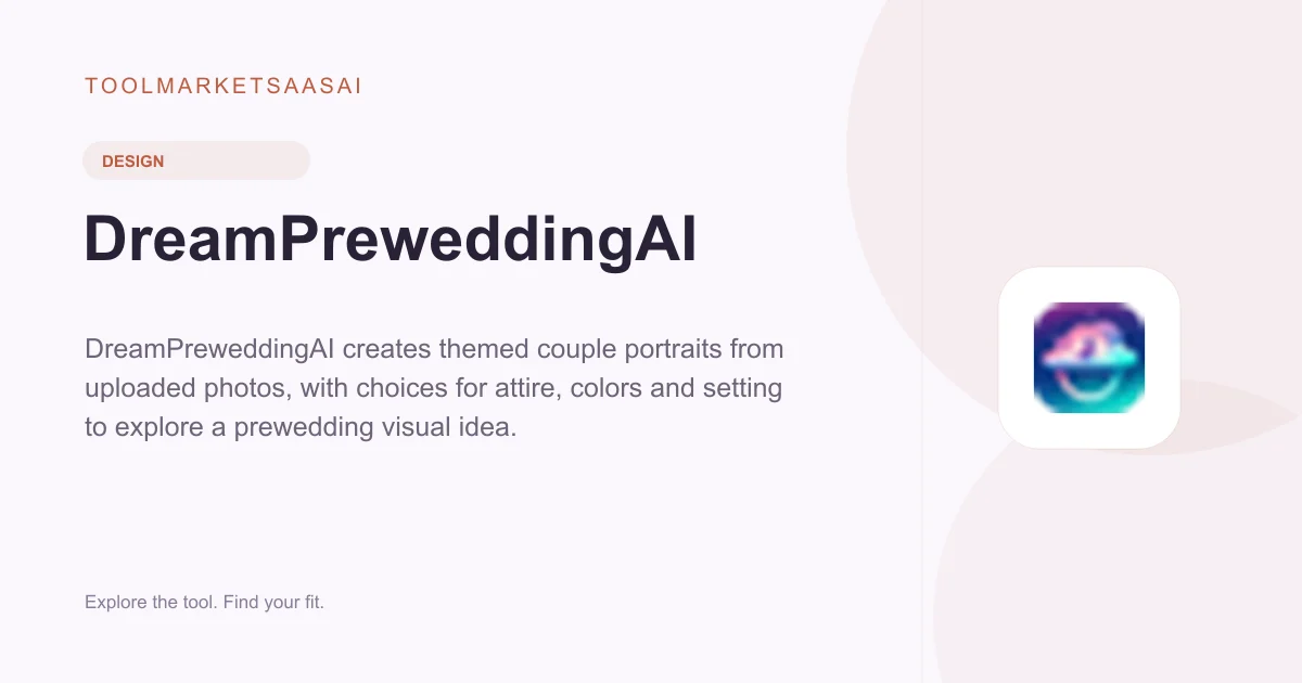 Editorial illustration for DreamPreweddingAI