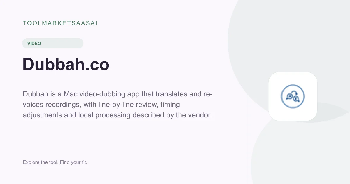 Editorial illustration for Dubbah.co