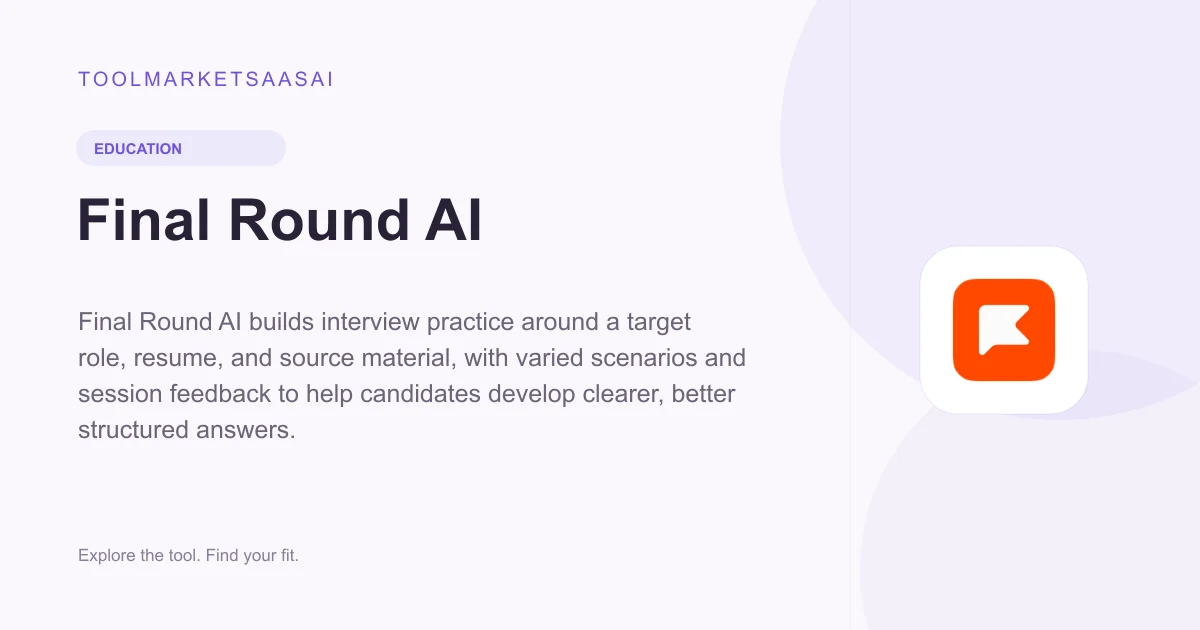 Editorial illustration for Final Round AI