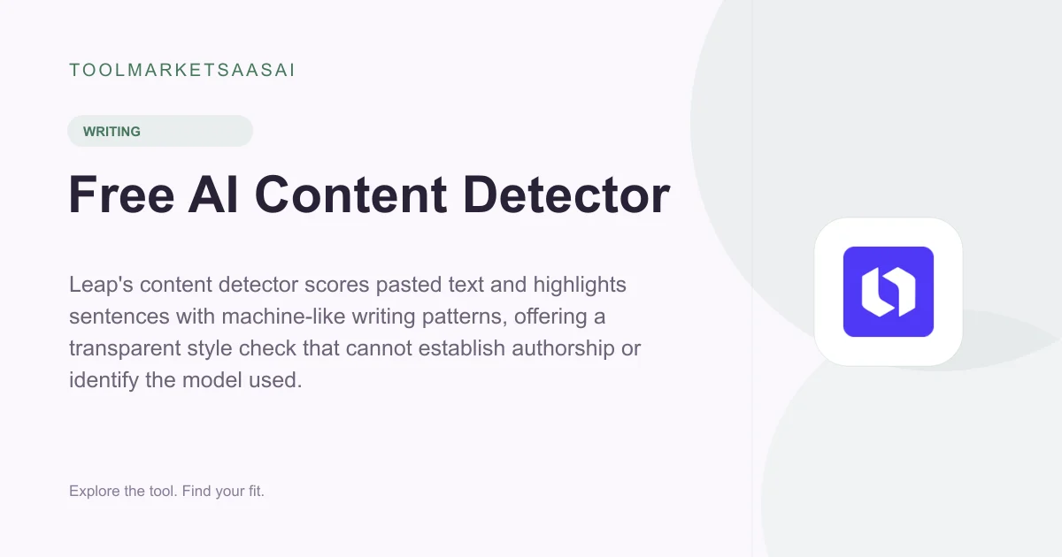 Editorial illustration for Free AI Content Detector