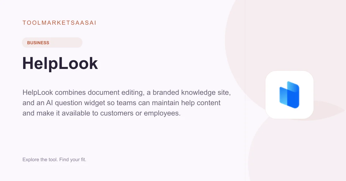 Editorial illustration for HelpLook