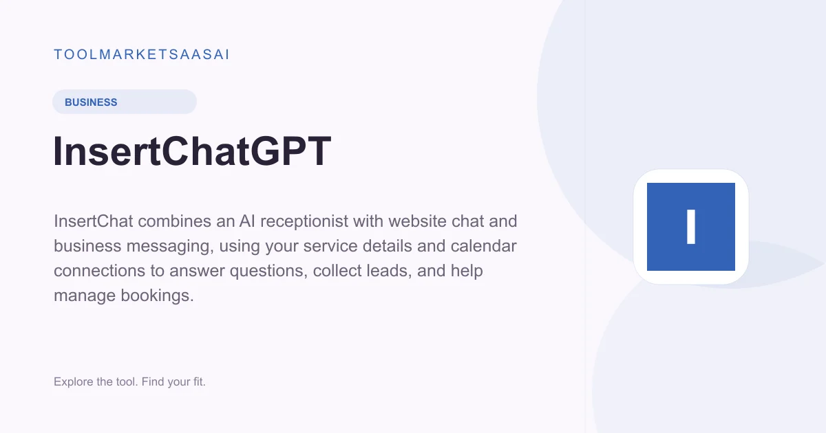 Editorial illustration for InsertChatGPT