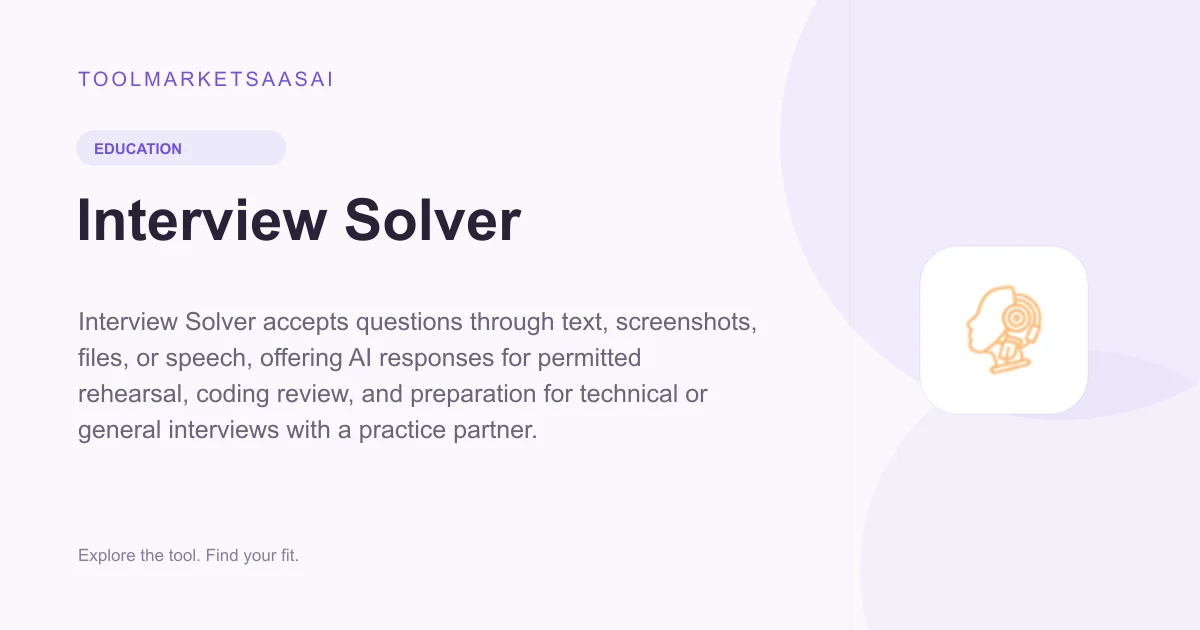 Editorial illustration for Interview Solver