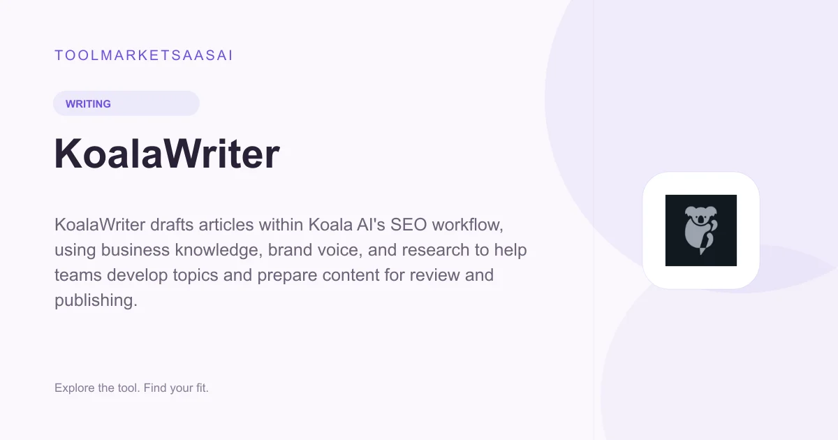 Editorial illustration for KoalaWriter