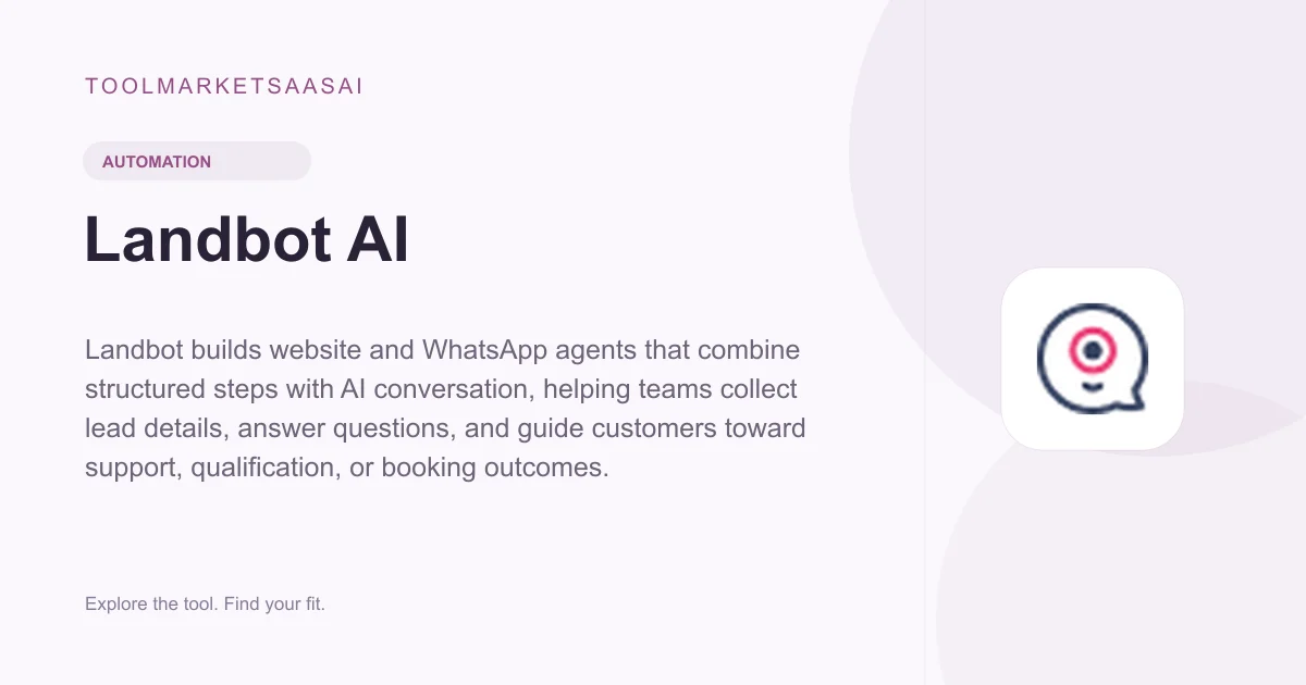Editorial illustration for Landbot AI