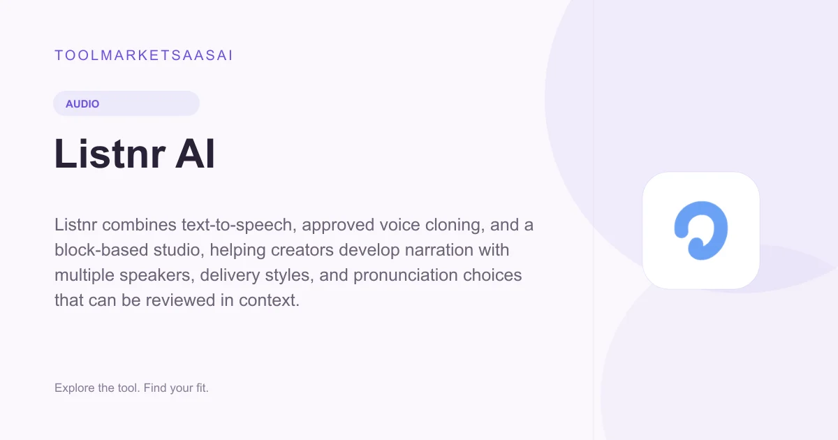 Editorial illustration for Listnr AI