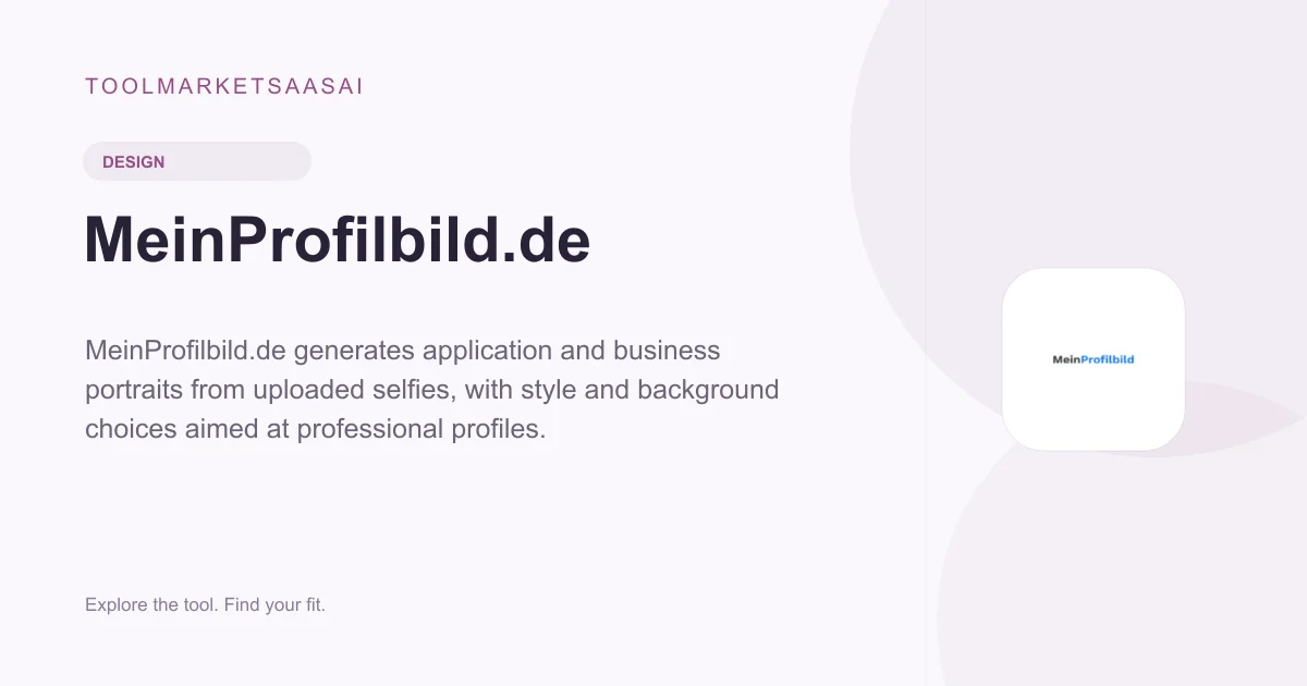 Editorial illustration for MeinProfilbild.de