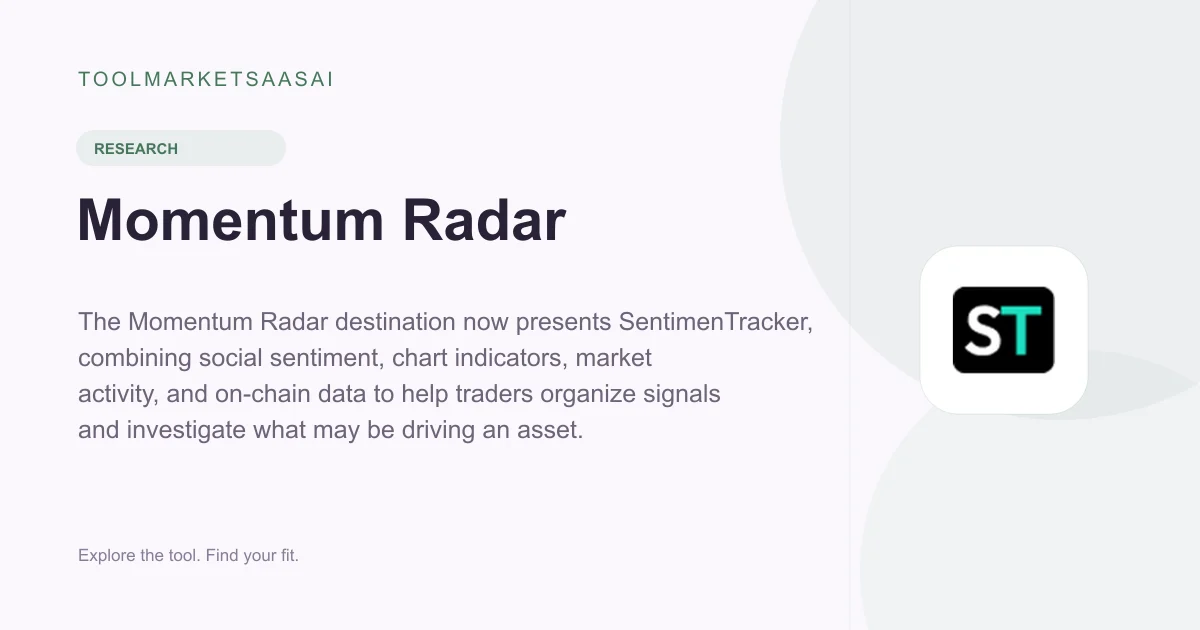 Editorial illustration for Momentum Radar