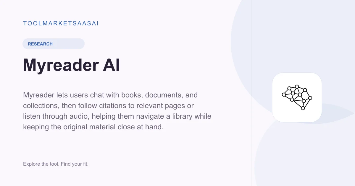 Editorial illustration for Myreader AI