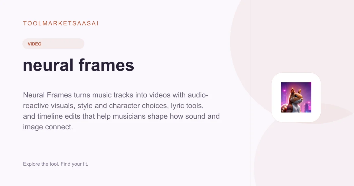 Editorial illustration for neural frames
