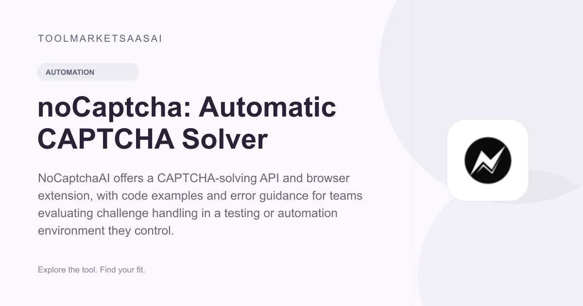 Editorial illustration for noCaptcha: Automatic CAPTCHA Solver