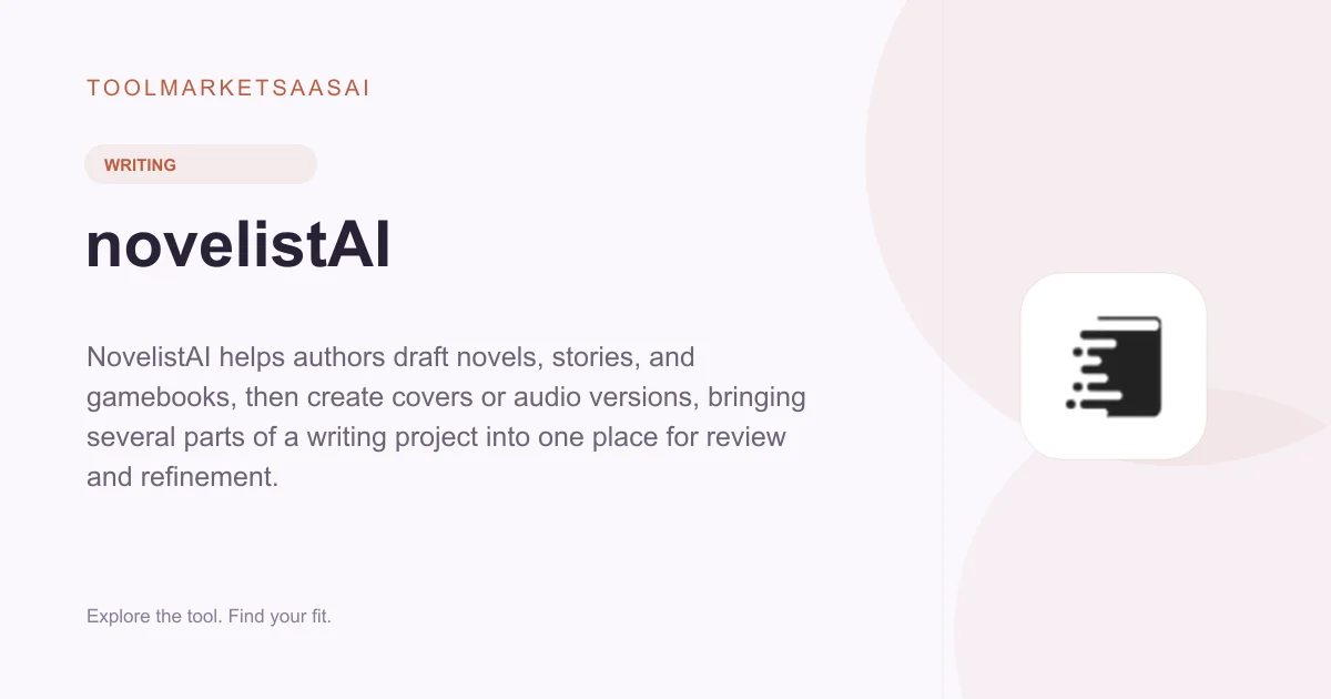 Editorial illustration for novelistAI
