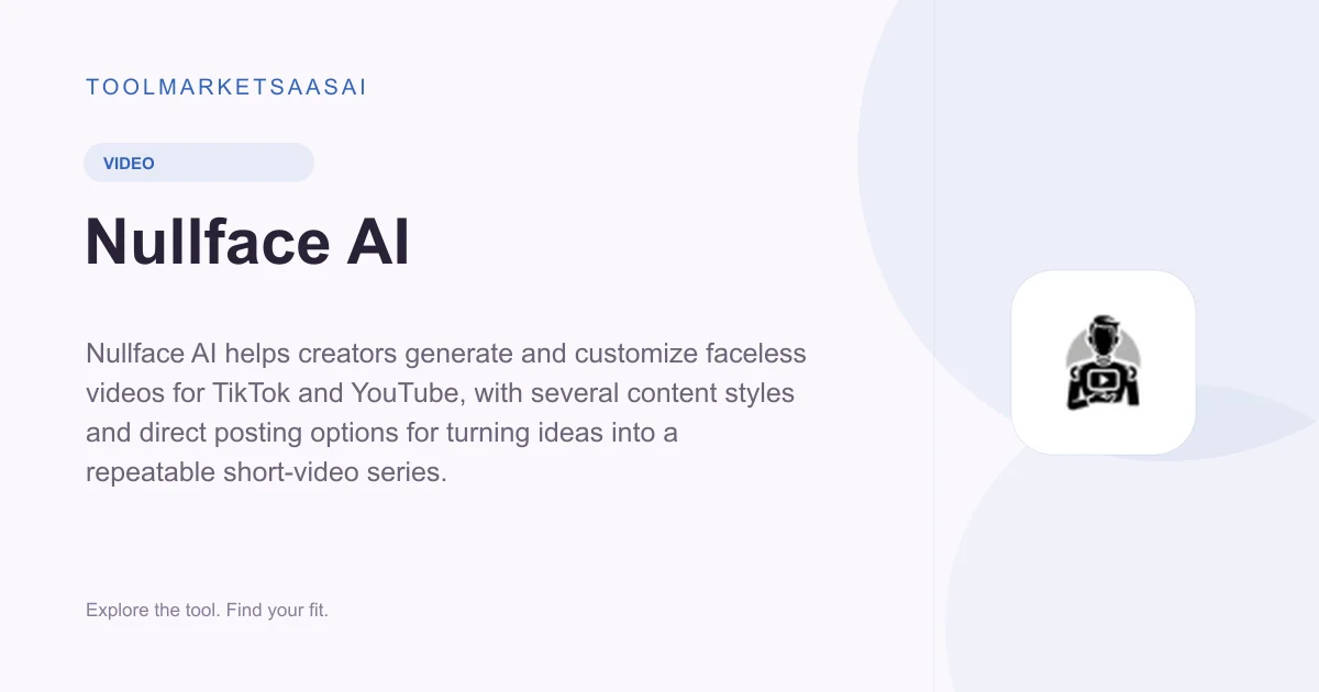 Editorial illustration for Nullface AI