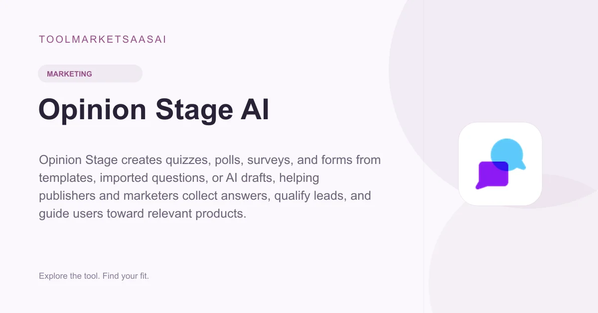 Editorial illustration for Opinion Stage AI