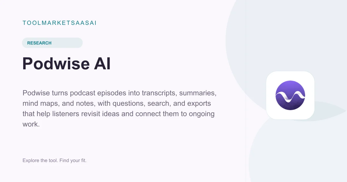 Editorial illustration for Podwise AI