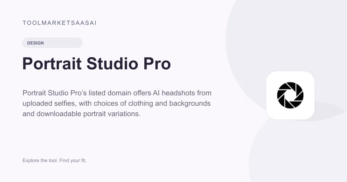 Editorial illustration for Portrait Studio Pro