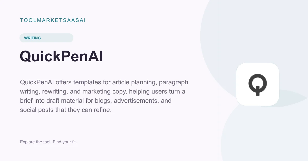 Editorial illustration for QuickPenAI