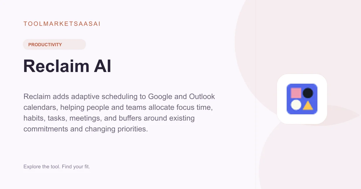 Editorial illustration for Reclaim AI
