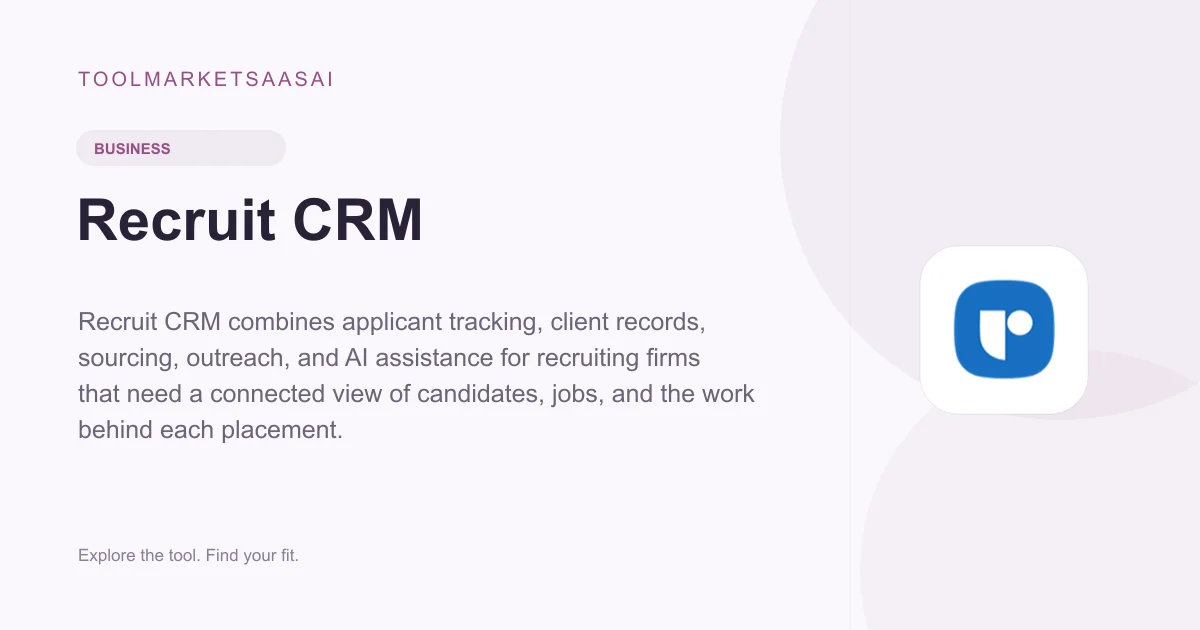 Editorial illustration for Recruit CRM