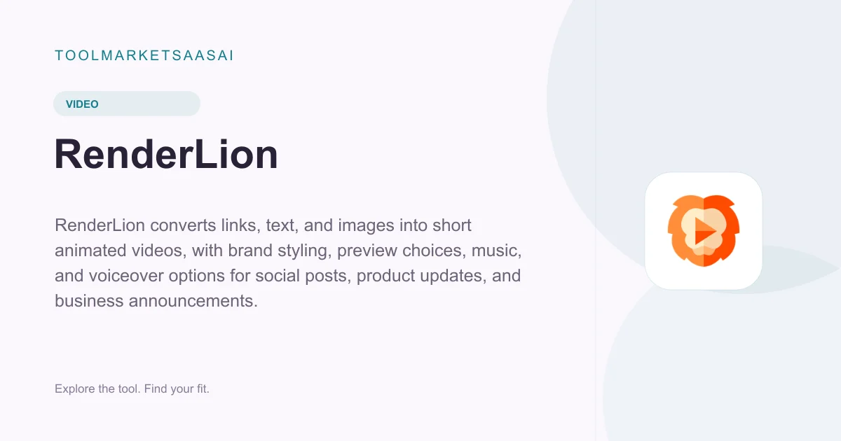 Editorial illustration for RenderLion