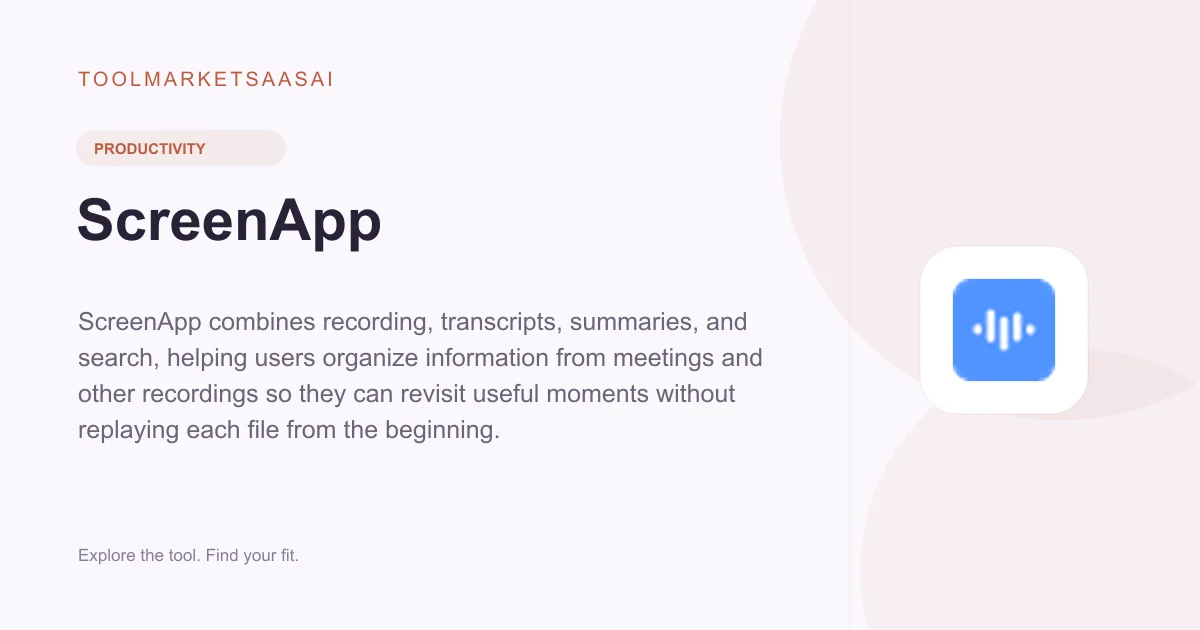 Editorial illustration for ScreenApp