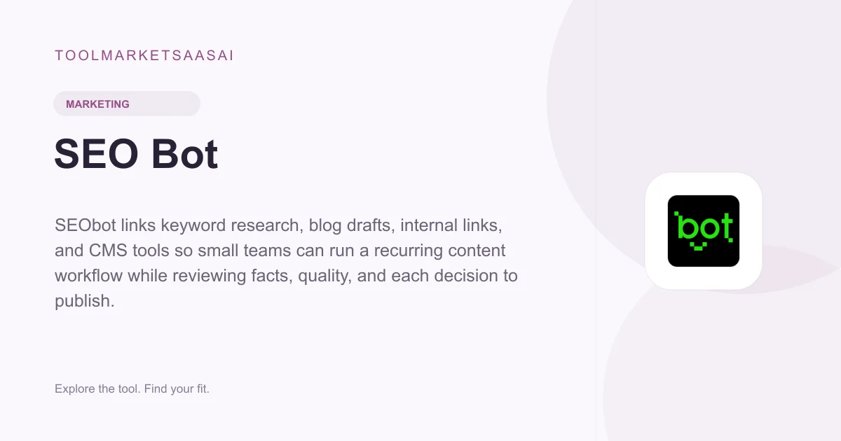 Editorial illustration for SEO Bot