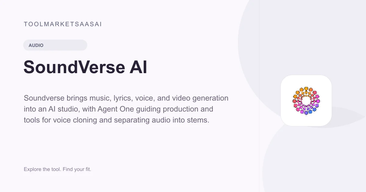Editorial illustration for SoundVerse AI