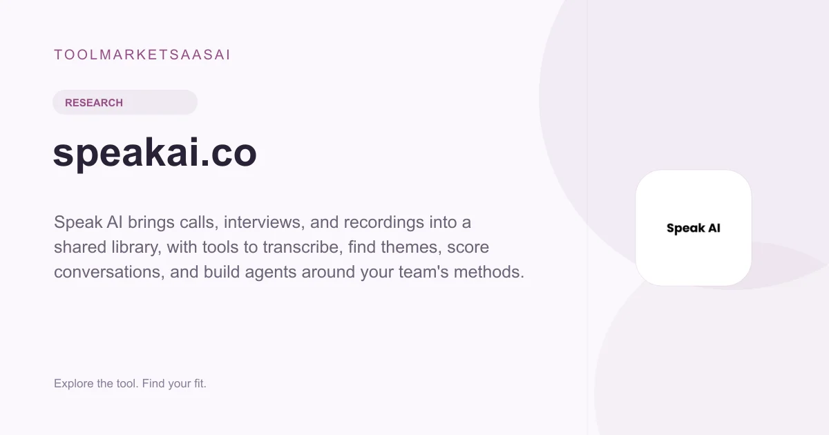 Editorial illustration for speakai.co