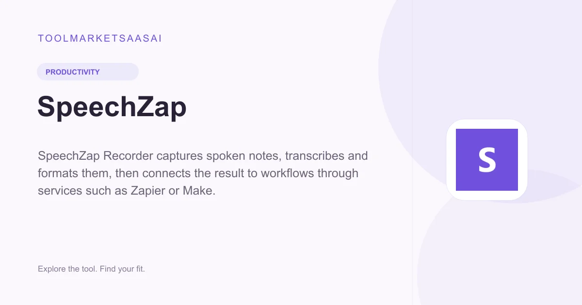 Editorial illustration for SpeechZap