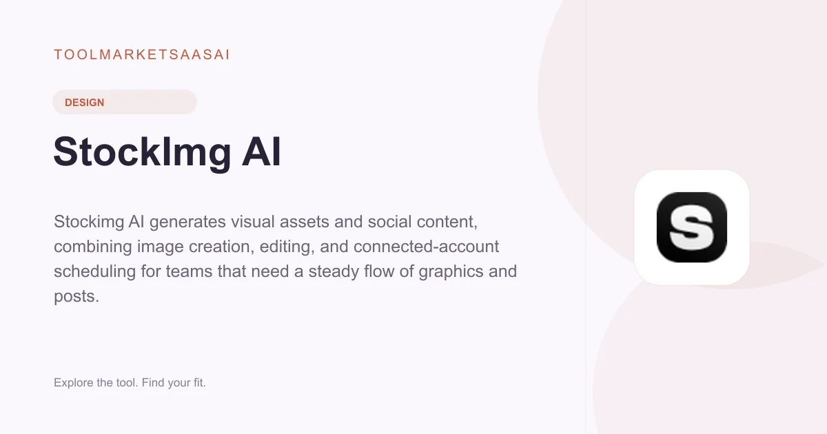 Editorial illustration for StockImg AI